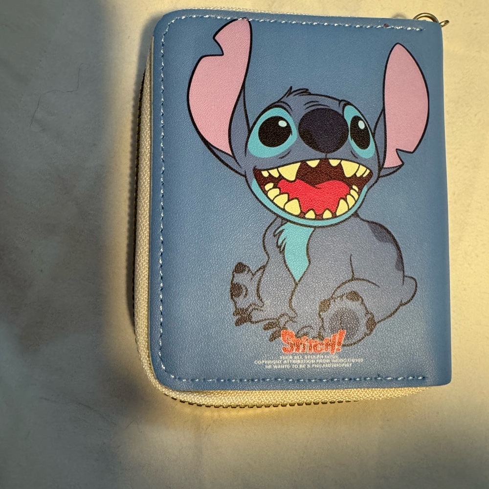 Disney Stitch Blue and Pink Wallet